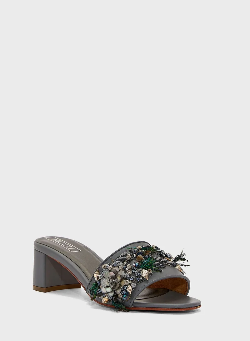Nicoli Gildo Mid Heel Sandals