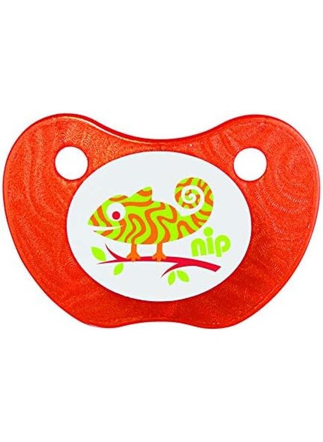 nip Feel Soothers Silicone 0 6M Made In Germany Pink And Orange 2 Pcs  - Image 2