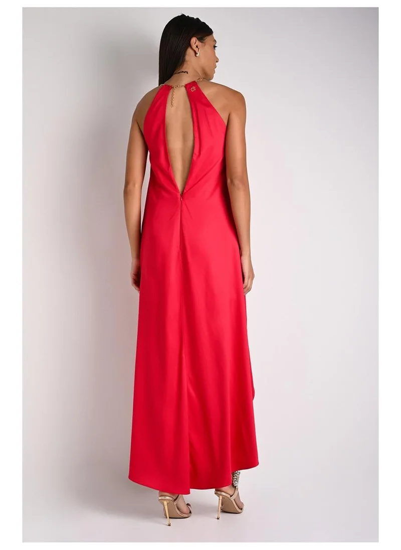 Carmen Steffens  Red Fashion Overlay Romper for Women | Best Price UAE