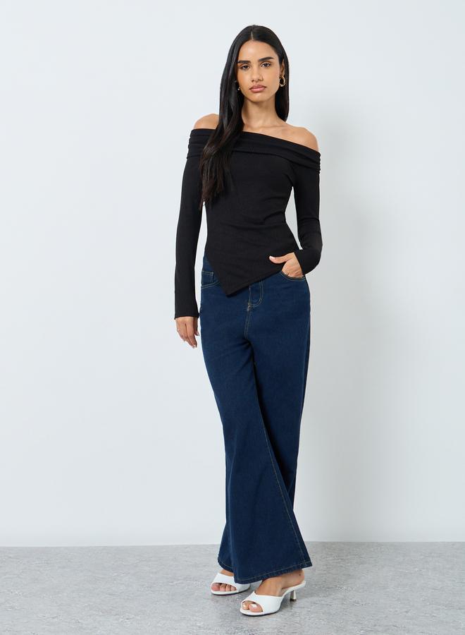 ستايلي بلوزة بأكتاف مكشوفة - Image 2