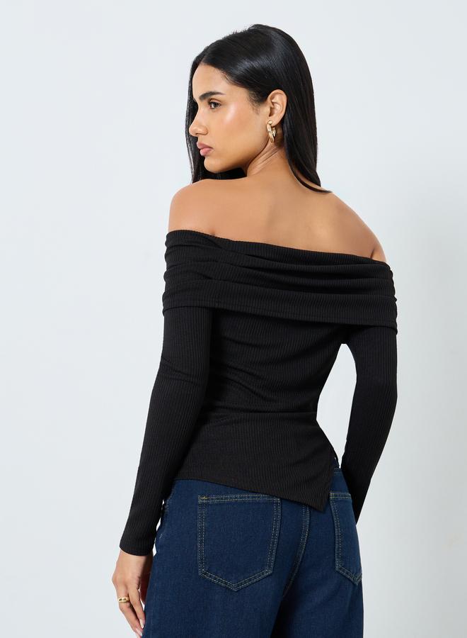 ستايلي بلوزة بأكتاف مكشوفة - Image 5