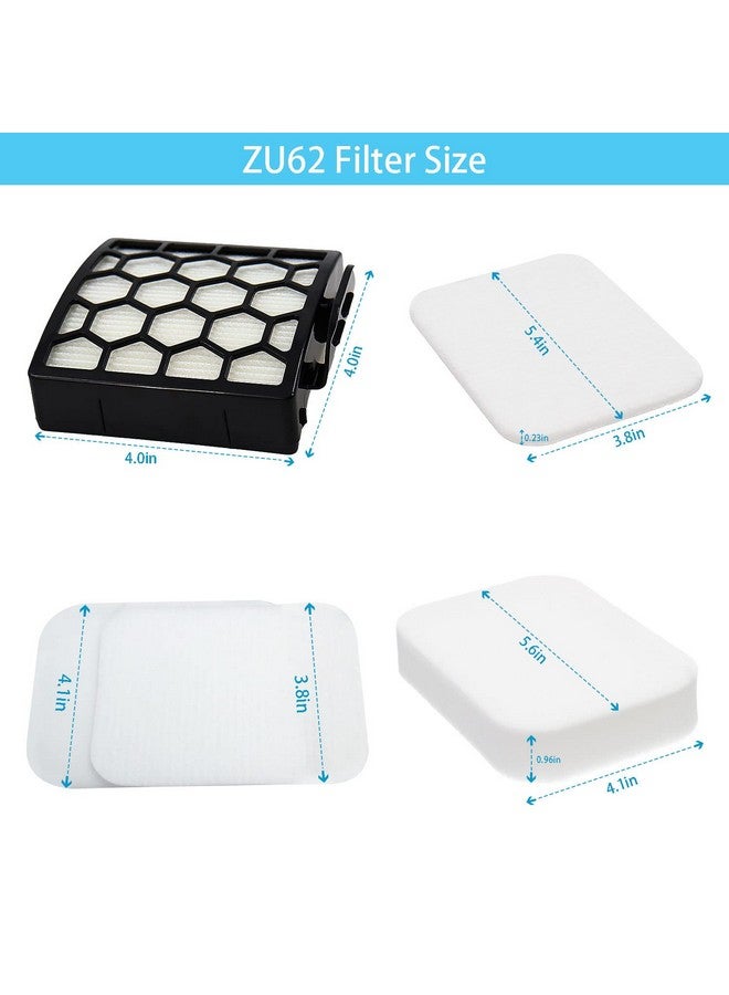 Laukowind طقم فلتر بديل مكون من 2 قطعة متوافق مع مكنسة شيرك نافيجيتور بيت برو ZU60 ZU62، بيت بلس NV251 NV255، سويفل برو NV150 NV151، قطع غيار 1238FT60 و 1239FT60 - Image 2