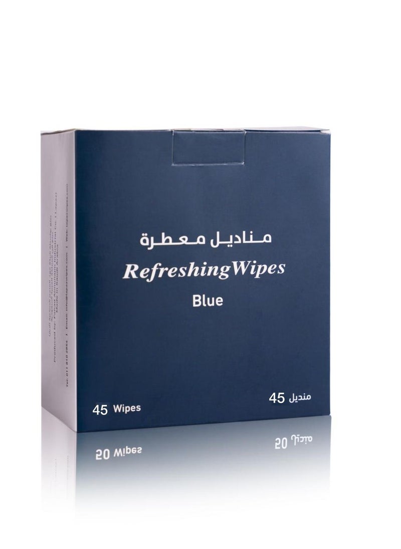 لاباز مناديل مبللة ومعطرة من لاباز، مناسبة للاستخدام اليومي،بوكس من 45 منديل فردي  - Image 1