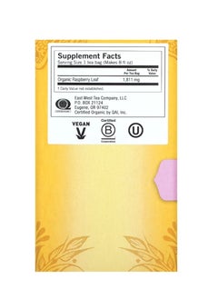 Yogi Tea Raspberry Leaf Caffeine Free 16 Tea Bags 1.02 oz (29 g)  - Image 2