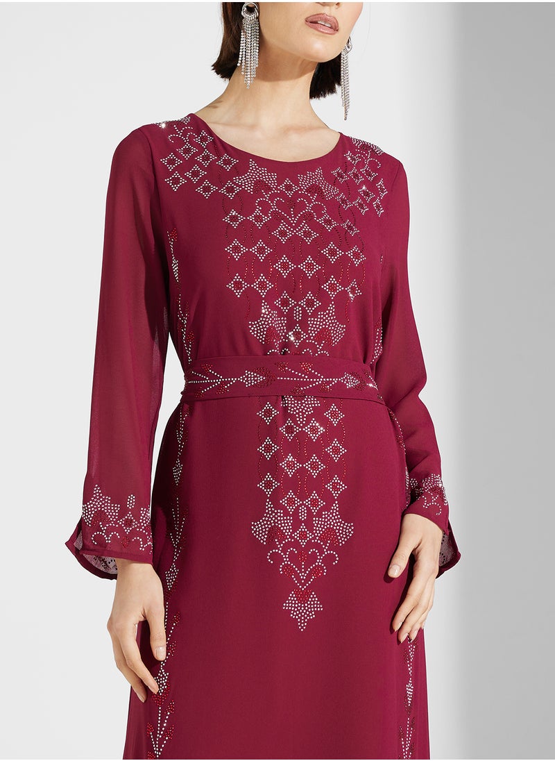 Khizana Embroidered Dress  - Image 3