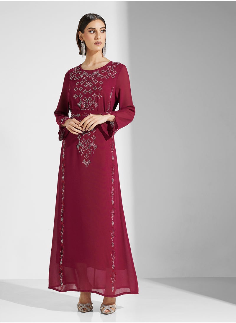 Khizana Embroidered Dress  - Image 4