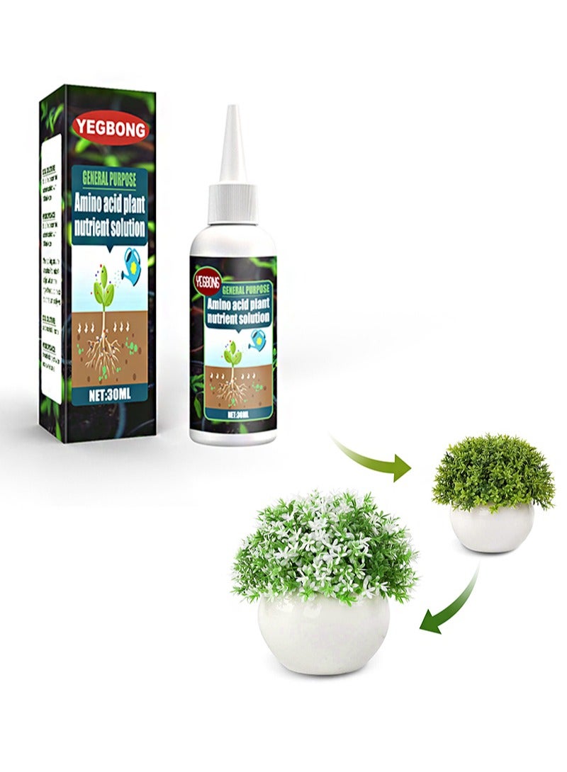 YEGBONG Amino Acid Plant Nutrient Solution Trace Elements Organic Foliar Concentrated Fertilizer to Promote Rooting Green Leaf Nutrition Liquid Gardening Care Accessories（30ml） - Image 1