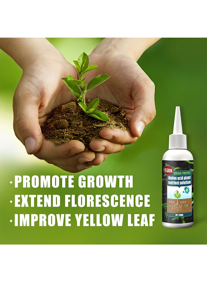 YEGBONG Amino Acid Plant Nutrient Solution Trace Elements Organic Foliar Concentrated Fertilizer to Promote Rooting Green Leaf Nutrition Liquid Gardening Care Accessories（30ml） - Image 4