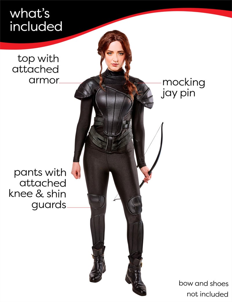 Rubies The Hunger Games Mockingjay: Katniss Everdeen Costume for Adults, Women's Large - Image 2