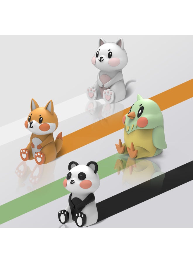 Ritual Cartoon Animal Bluetooth Audio Small Mini Cute Panda Fox Bird Cat Leg Multifunctional Wireless Speaker - Image 4