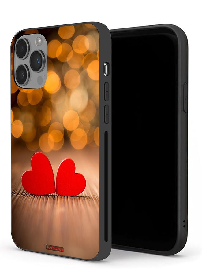 Tolwak Apple iPhone 14 Pro Max Protective Case Two Beautiful Hearts  - Image 1