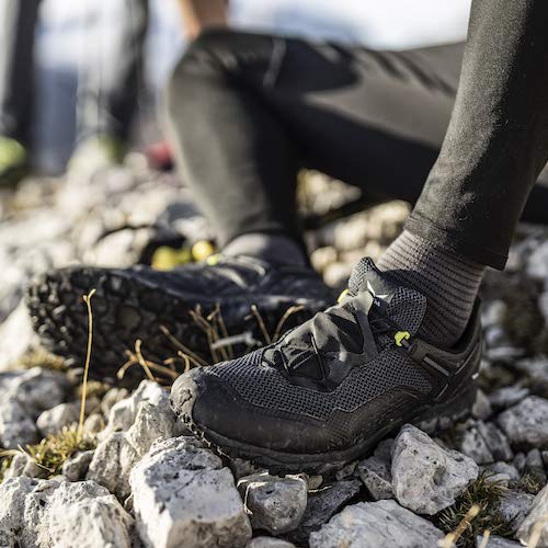 Salewa Women's Wildfire GTX Approach Shoe - Durable, Waterproof Gore-Tex Trail Shoe for Hiking & Climbing - Poseidon/Capri - 8.5 - Image 2