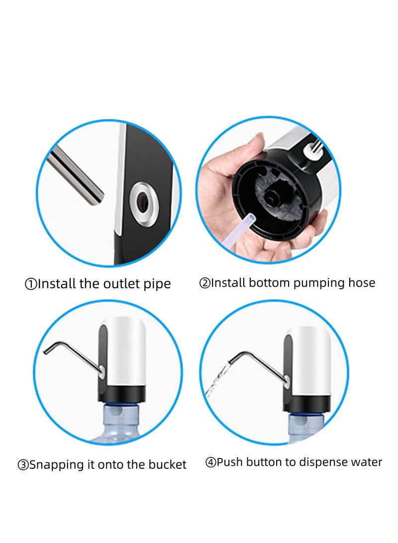 USB Charging Water Bottle Pump Electric Water Bottle Dispenser Automatic Drinking Water Dispenser Pump - Image 2