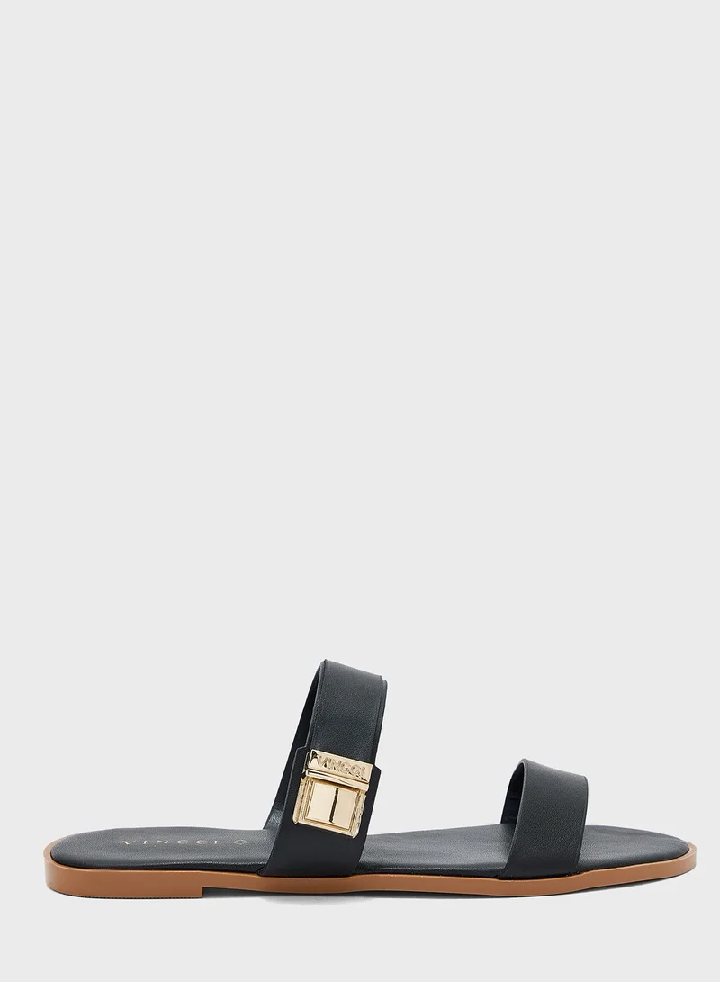 Vincci Double Strap Flat Sandals