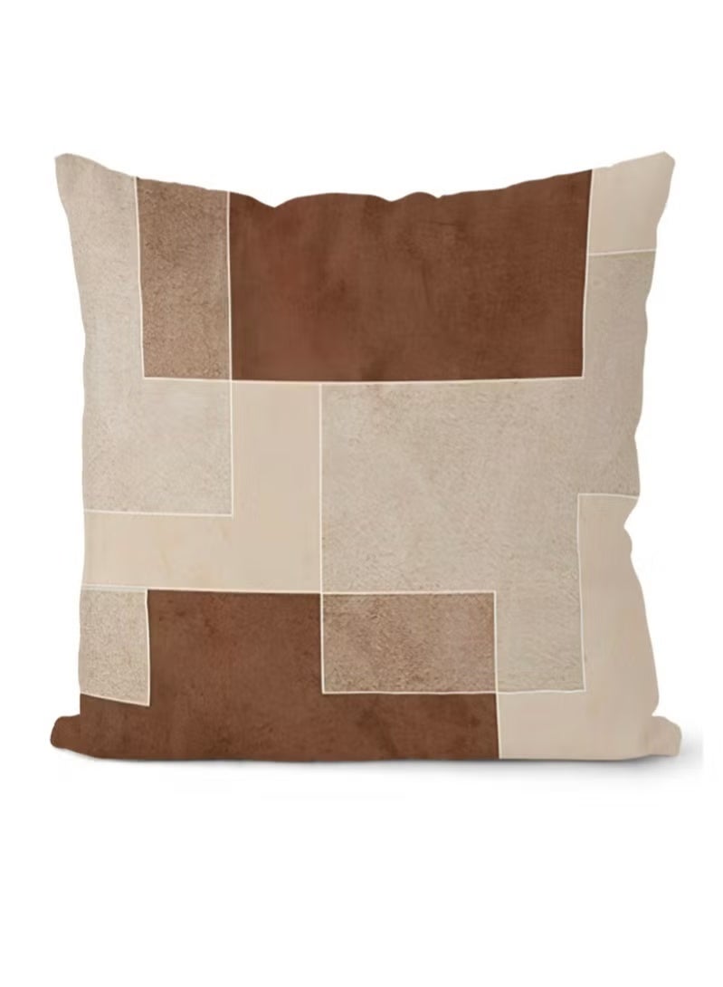 SHOPUP4U 4PCS Boho Decorative Cushion Covers,18x18 Throw Pillow Covers, 45 x 45cm Square Pillowcases for Outdoor Furniture Garden Bench Living Room Sofa Farmhouse Decor - Image 3