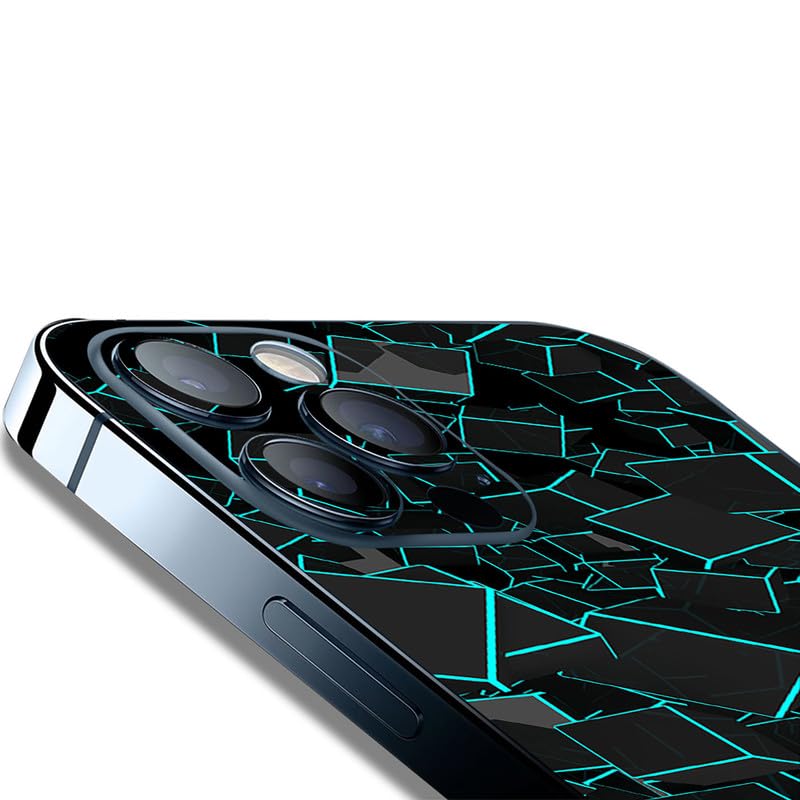 FCS Printed Designer Vinyl Mobile Back Skin Sticker for Samsung Galaxy A34 (Box Green -62) - Image 2
