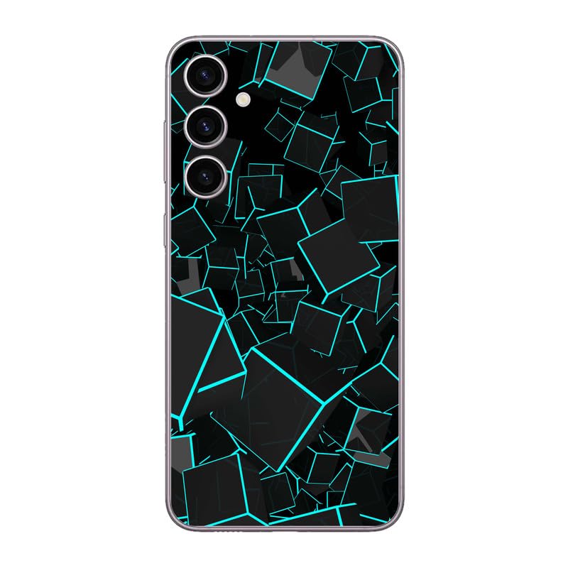 FCS Printed Designer Vinyl Mobile Back Skin Sticker for Samsung Galaxy A34 (Box Green -62) - Image 1