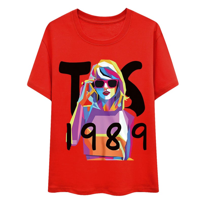 Special Offer! Summer Adult Casual Sports Short-Sleeved Taylor Swift Adult Summer Short-Sleeved T-Shirt - Image 3