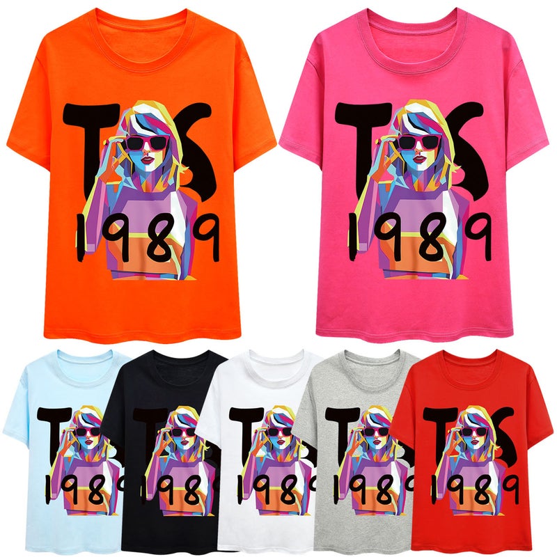 Special Offer! Summer Adult Casual Sports Short-Sleeved Taylor Swift Adult Summer Short-Sleeved T-Shirt - Image 2