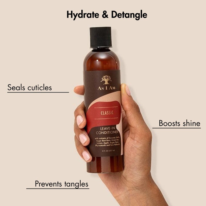 As I Am Detangling Conditioner Leave-in Tangle Releaser, 8 Ounce - Image 4