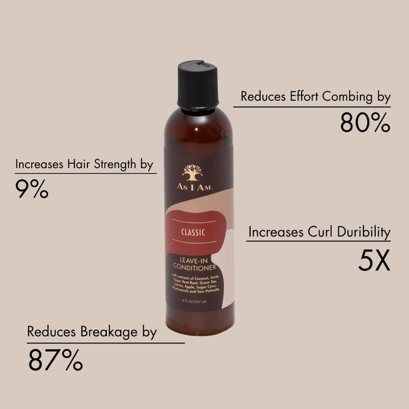 As I Am Detangling Conditioner Leave-in Tangle Releaser, 8 Ounce - Image 2