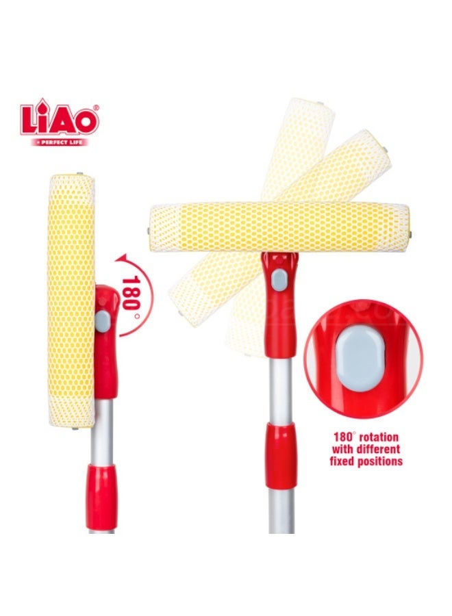 LIAO LB2201 Window Cleaner with Aluminum Handle – Streak-Free Glass Wiper for Windows & Mirrors - Image 4