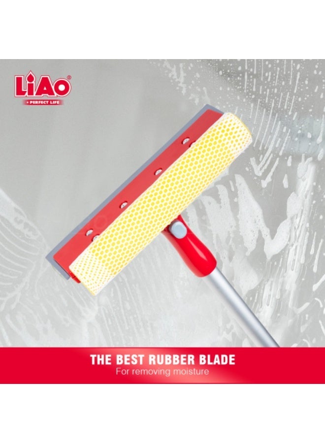 LIAO LB2201 Window Cleaner with Aluminum Handle – Streak-Free Glass Wiper for Windows & Mirrors - Image 2