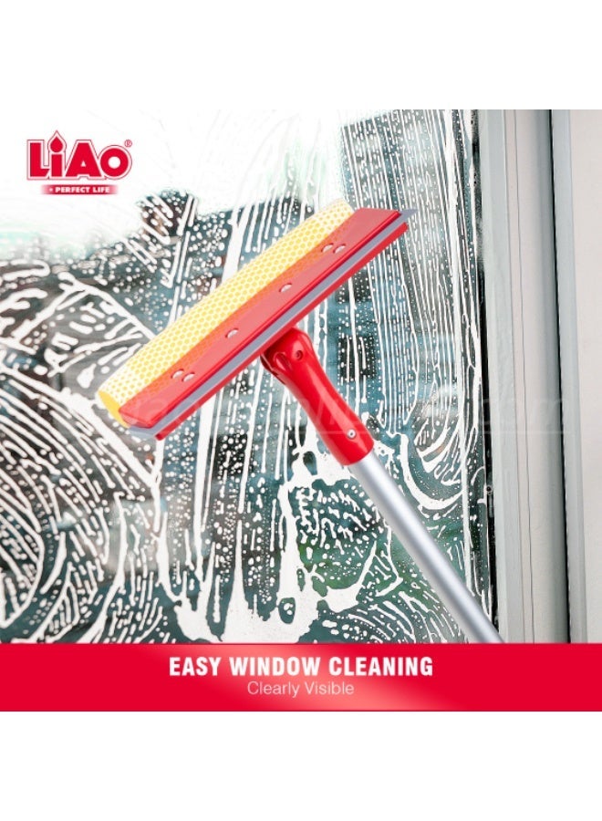 LIAO LB2201 Window Cleaner with Aluminum Handle – Streak-Free Glass Wiper for Windows & Mirrors - Image 3
