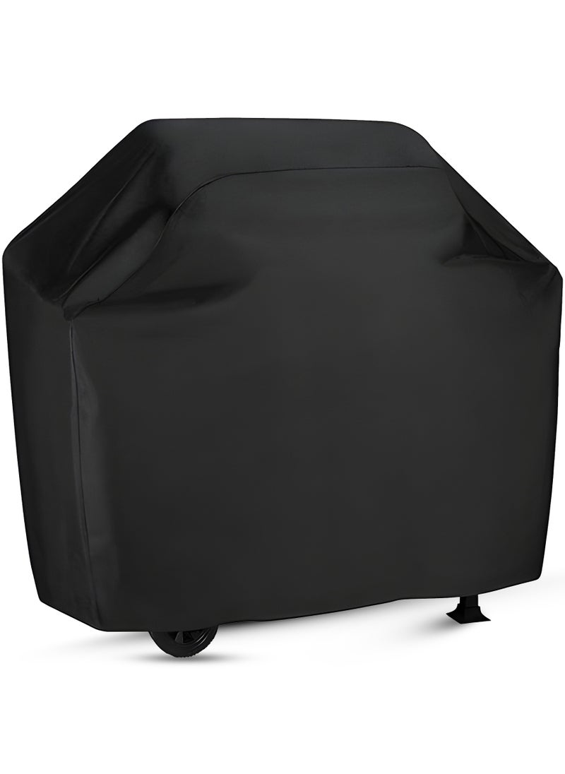 Topify TOPIFY Waterproof Grill Cover Anti Dust Charcoal Electric Barbeque Garden Outdoor BBQ Protective Case Multiple Sizes Black,145 x 61 x 117cm  - Image 1