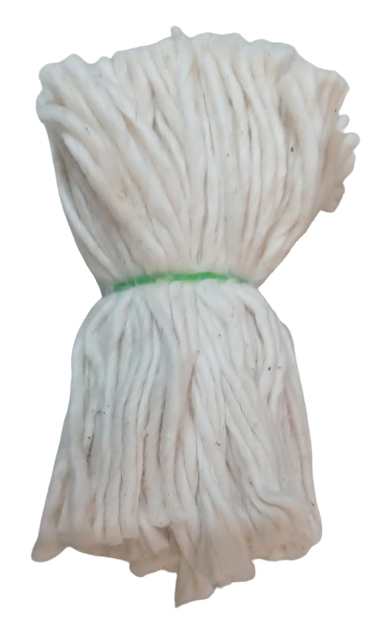 On Blow فتائل قطنية طويلة للإضاءة لامبي باتي للعبادة بيضاء فاتحة بطول 3 بوصات عبوة من 20 تحتوي كل عبوة على 365 فتيلة قطنية للعبادة - Image 2