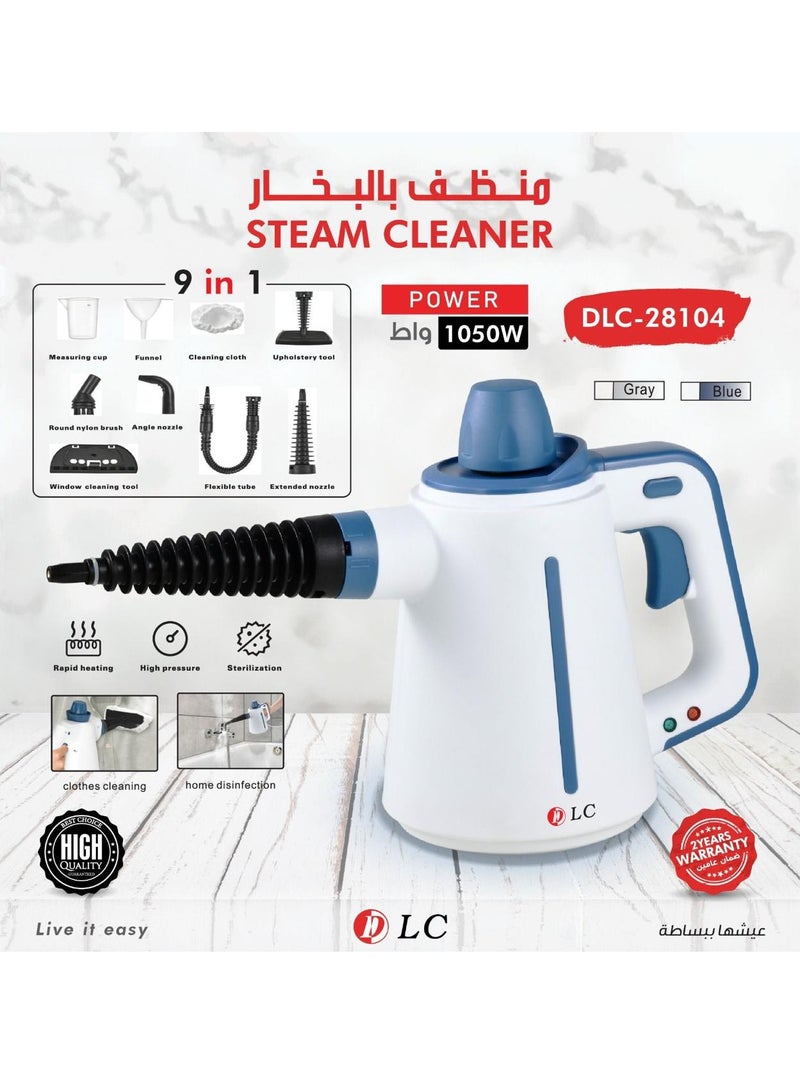 LC steam Cleaner DLC-28104 | 9 in 1 Multi-Purpose | 1050W Power
