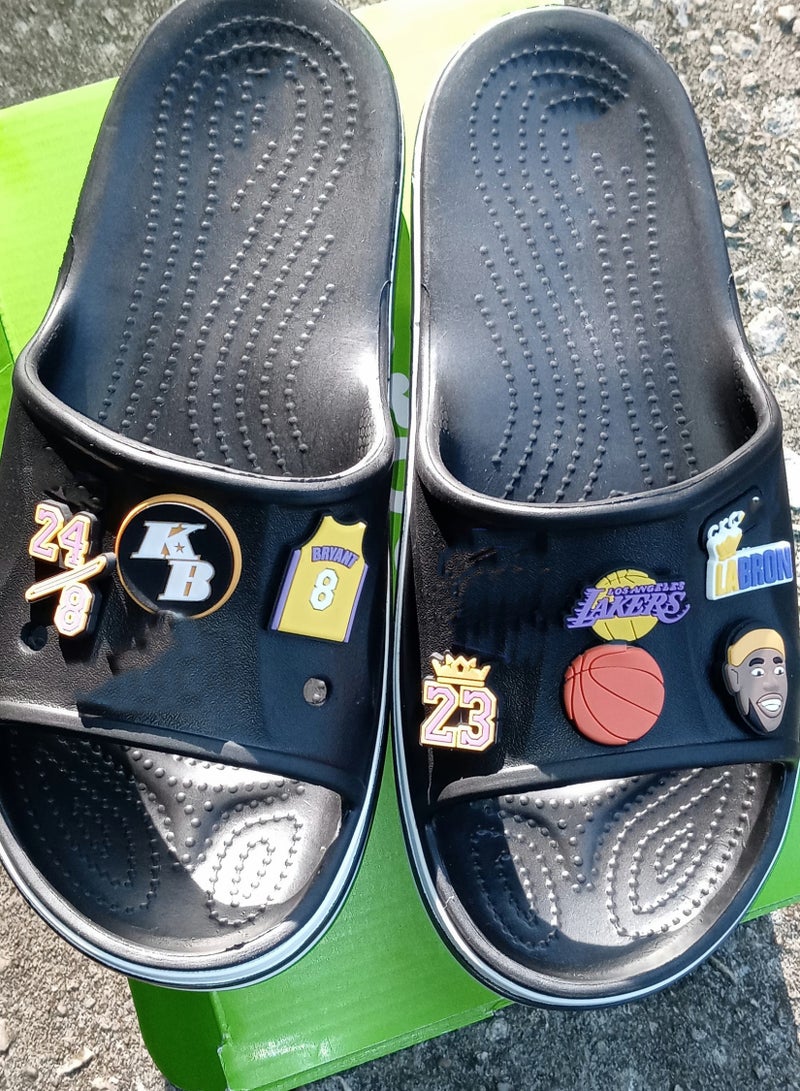 Colorful PVC Shoe Charms for Crocs and Sandals, 19 Pcs Basketball Themed Accessories for Kids and Adults, Perfect Birthday Gifts and Party Favors - Image 3