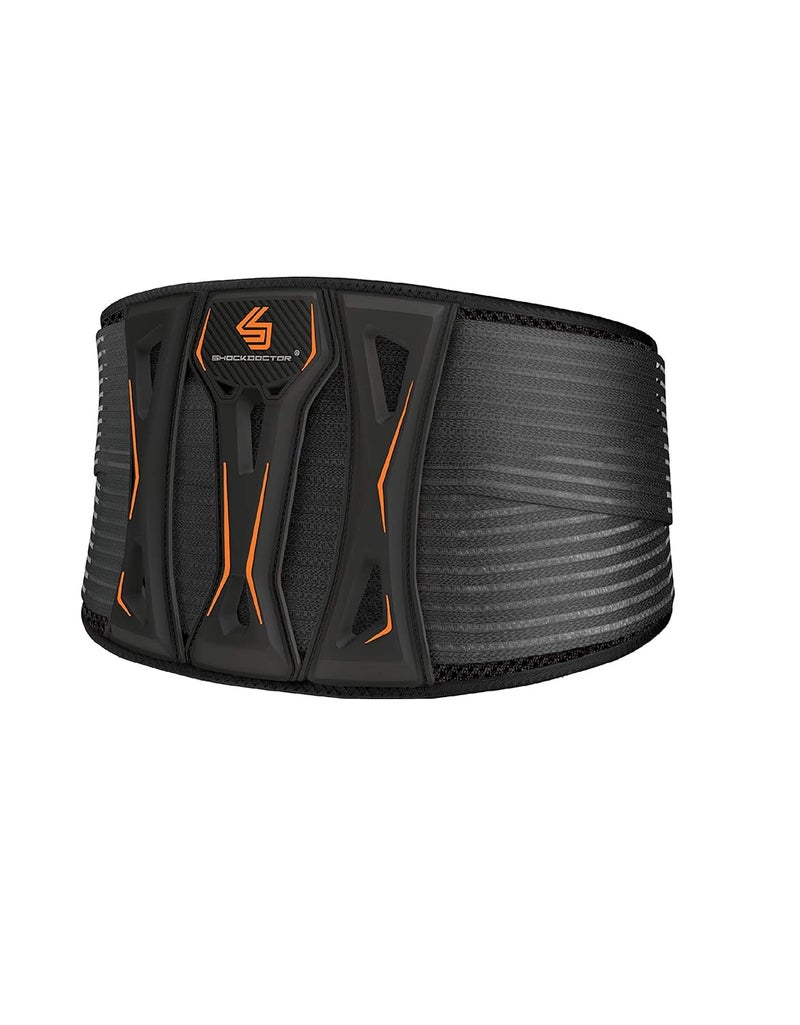 Shock Doctor Ultra Back Support Brace 838-01-10 for Moderate to Major Back Pain Relief, Black, Size S/M - Image 1