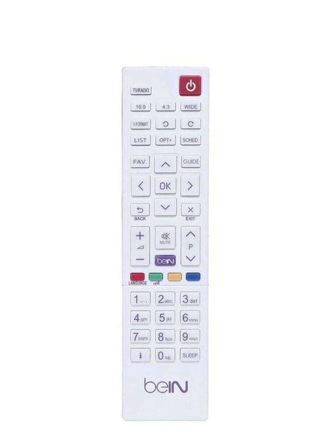 Bein Sport Receiver TV Remote Control White - Image 1