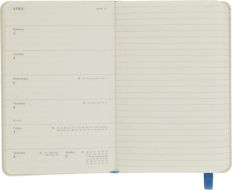 موليسكين مخطط أسبوعي محدود الإصدار "أليس في بلاد العجائب" لمدة ١٢ شهرًا لعام ٢٠٢٣، غلاف مقوى، جيب (٣.٥ بوصة × ٥.٥ بوصة)، أليس - Image 1