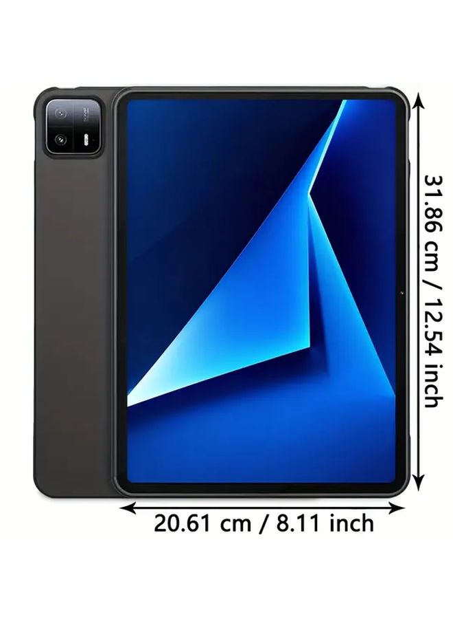 Matte Black Slim Soft Cover With Anti Fingerprint And Honeycomb Cooling For Xiaomi Pad 6 Max 14 Inch Tablet - Image 2