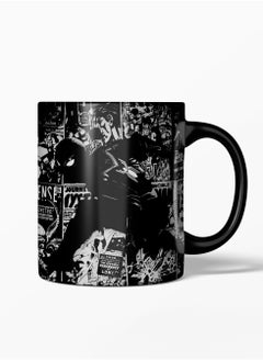 MEC Spiderman Printed Black Ceramic Mug  - Image 1
