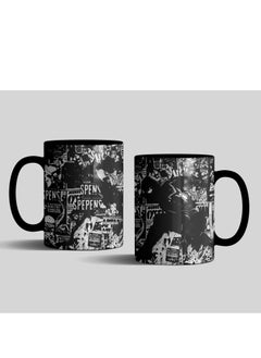 MEC Spiderman Printed Black Ceramic Mug  - Image 3