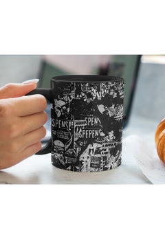 MEC Spiderman Printed Black Ceramic Mug  - Image 4