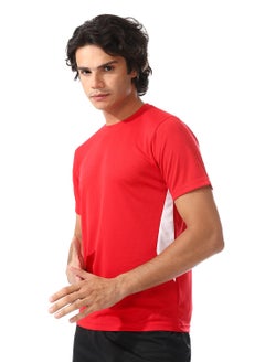 Half sleeve T-shirt with striped side - pzsku/Z75015601E5200796A4BCZ/45/_/1740348375/c4c606b0-1e0c-47bb-9958-4fc164fa89e0