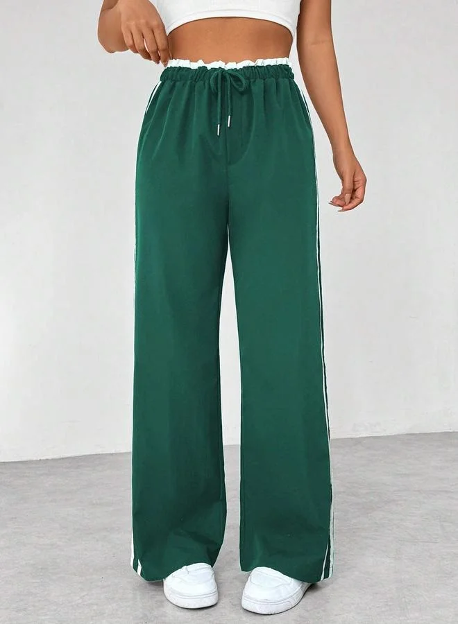 Take Two Take Two Side Striped Drawstring Waist Joggers