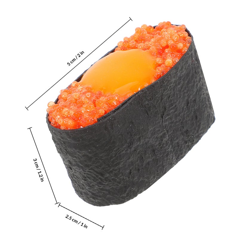 Realistic Sushi Food Model Restaurant Display Prop Photography Props Lifelike Onigiri Model Sushi Party Decorations Artificial Japanese Food - Image 2