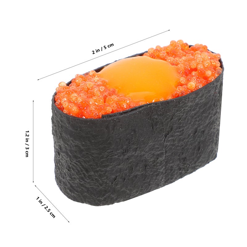 Realistic Sushi Food Model Restaurant Display Prop Photography Props Lifelike Onigiri Model Sushi Party Decorations Artificial Japanese Food - Image 4