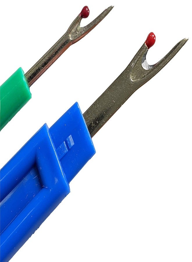 Ultima 6 Piece Colorful Seam Ripper/Nipper Set w/Carry case - 4 Stitch Rippers (2 Large & 2 Small), 1 Metal Nipper/Clipper, 1 Nipper/Clipper Plus Bonus Carry Case. - Image 4