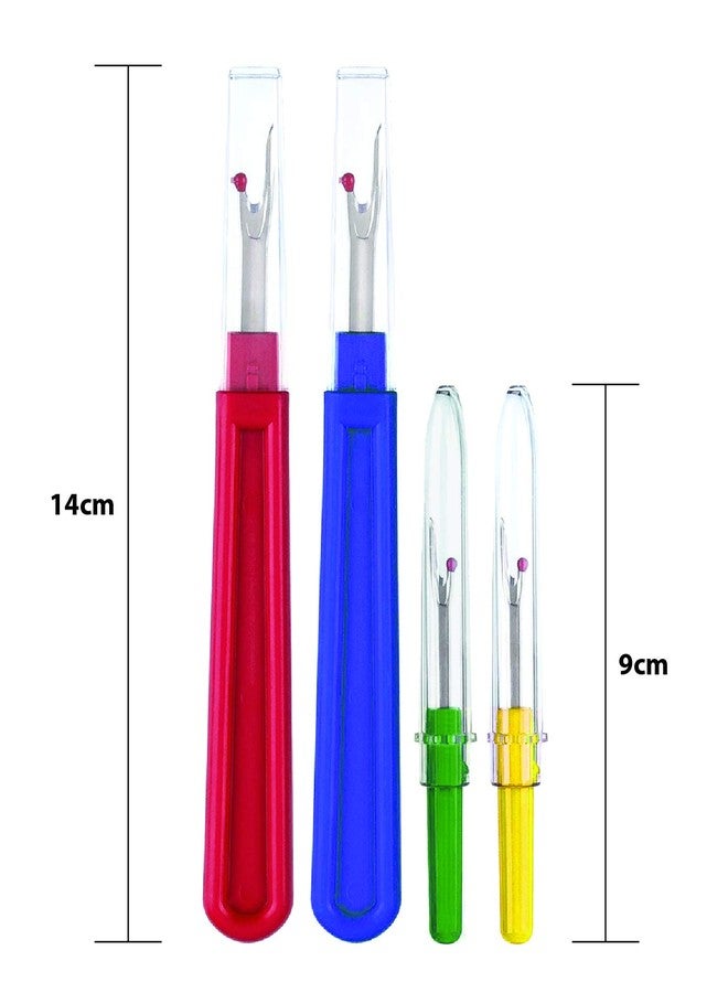 Ultima 6 Piece Colorful Seam Ripper/Nipper Set w/Carry case - 4 Stitch Rippers (2 Large & 2 Small), 1 Metal Nipper/Clipper, 1 Nipper/Clipper Plus Bonus Carry Case. - Image 3