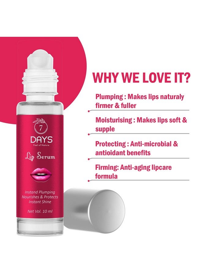 7 Days Roll On Lip Serum Oil Lip Lightening & Plumping Serum For Men & Women Natural - Image 4