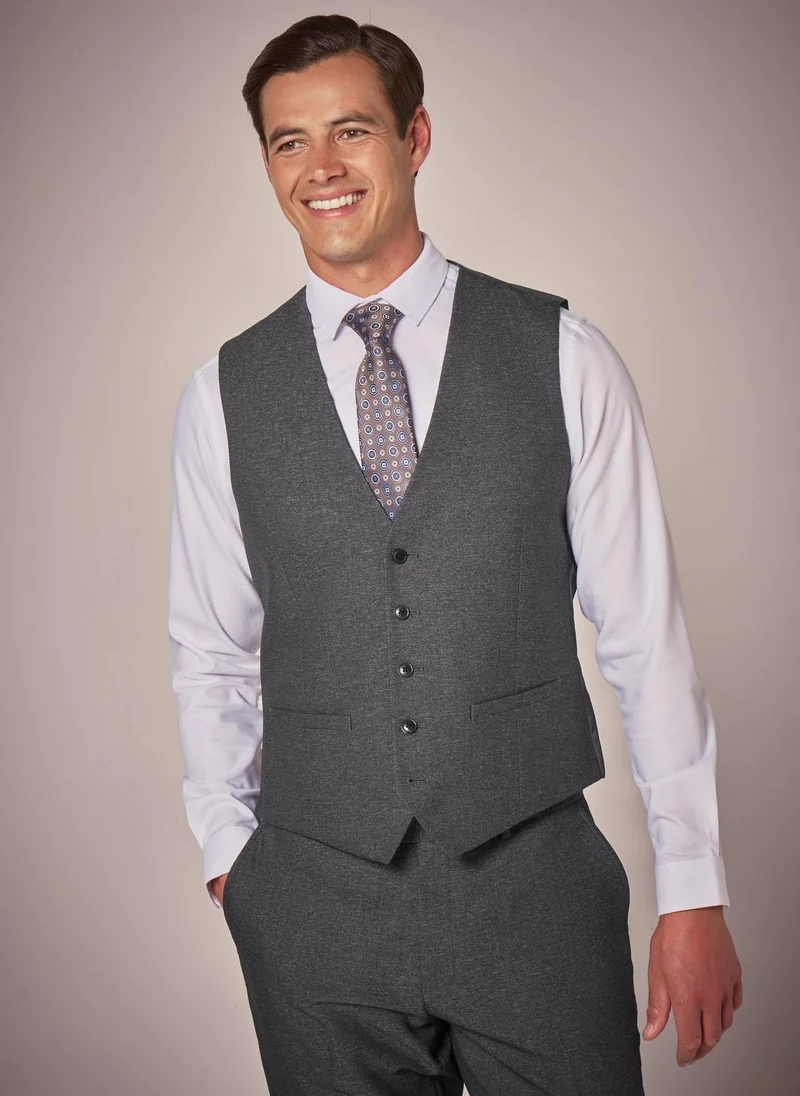 Matalan Taylor & Wright Aston Charcoal Waistcoat