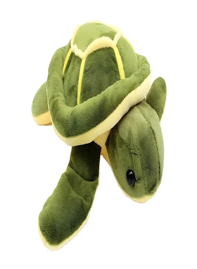 Bhudhar Green Turtle Soft Stuff Toys for Kids, Children, Baby Girls, Stuffed Animals Toys, kachhua Big Size Soft Toys, Car Soft Toy - Image 2