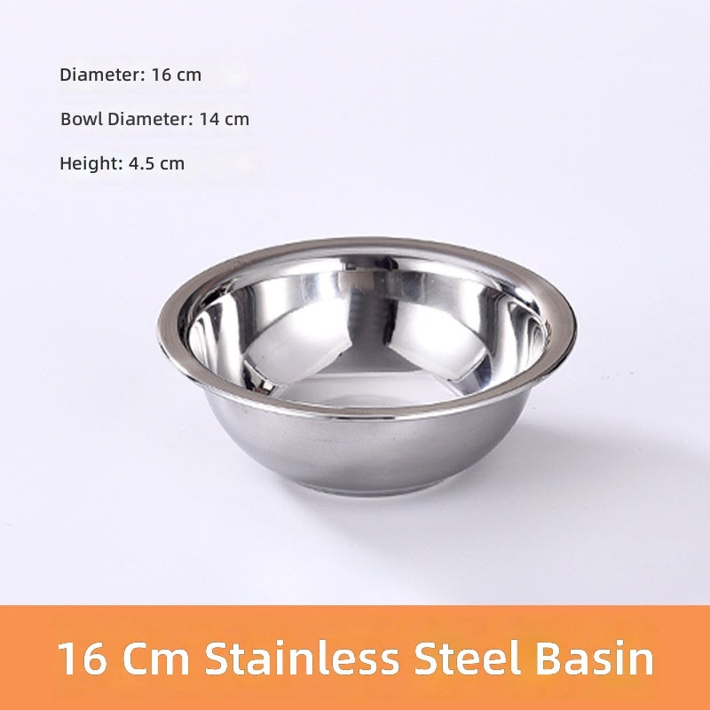 Stainless Steel Serving Bowls - Thickened Design for Everyday  Use