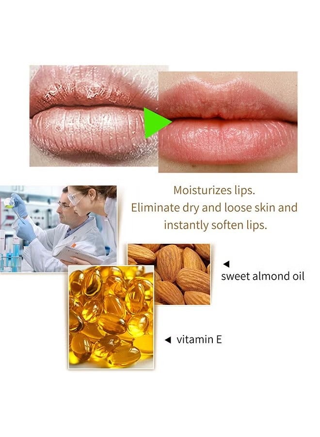 Sugar Scrub- Brown Sugar Lip Lightening Scrub, Lip Exfoliator and Moisturizer For Dry Chapped Lips 20g - Image 3